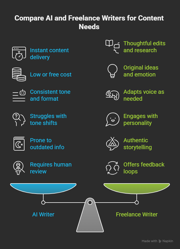AI vs Freelance Writer - visual selection (1)