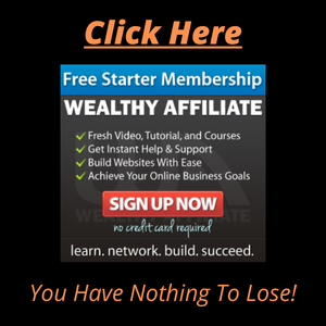 Wealthy Affiliate nothing to lose