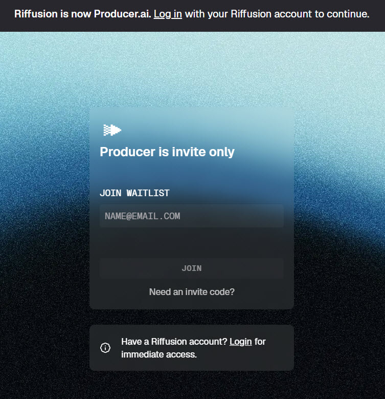 Riffusion is now Producer AI