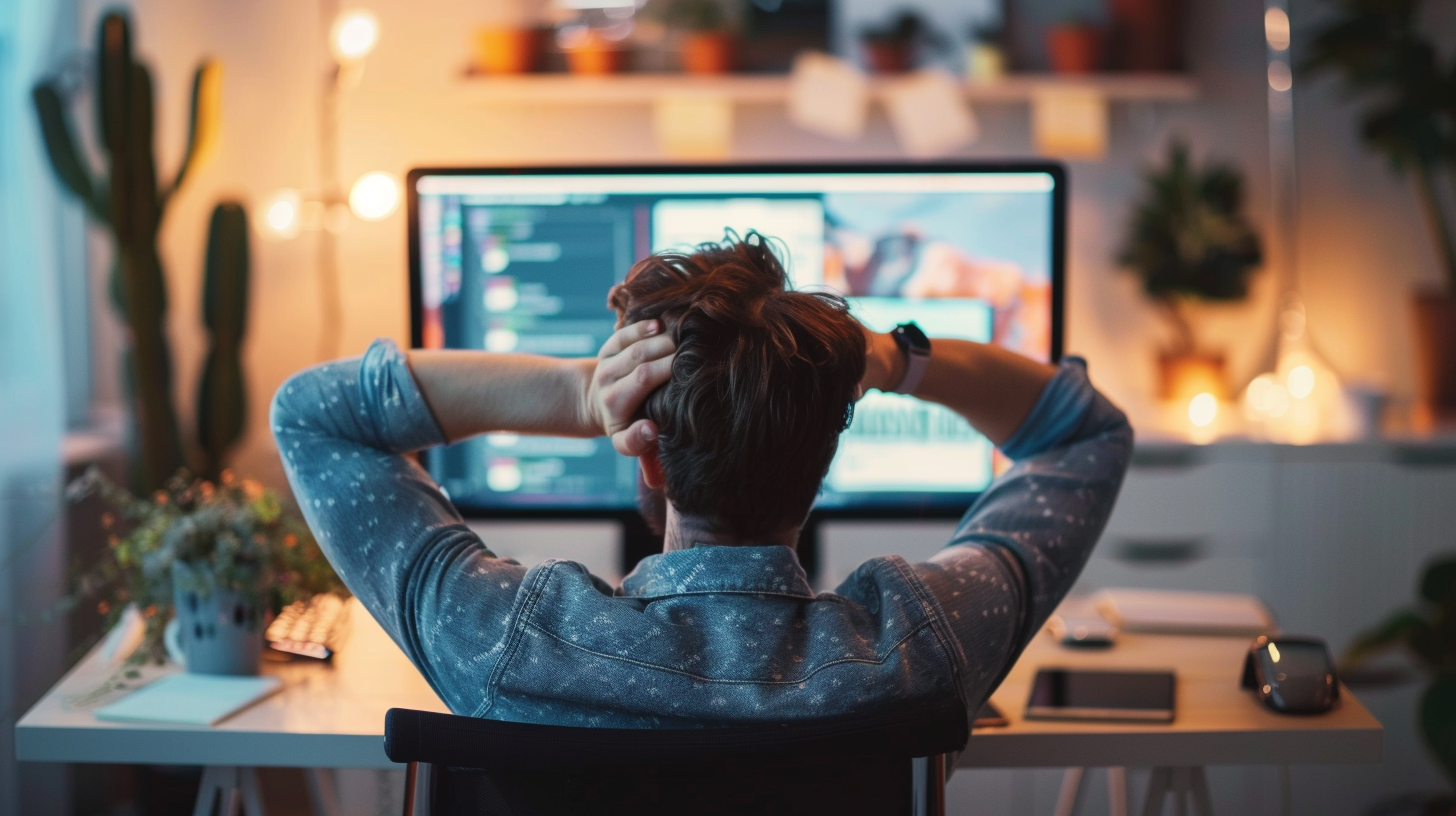 person looking frustrated